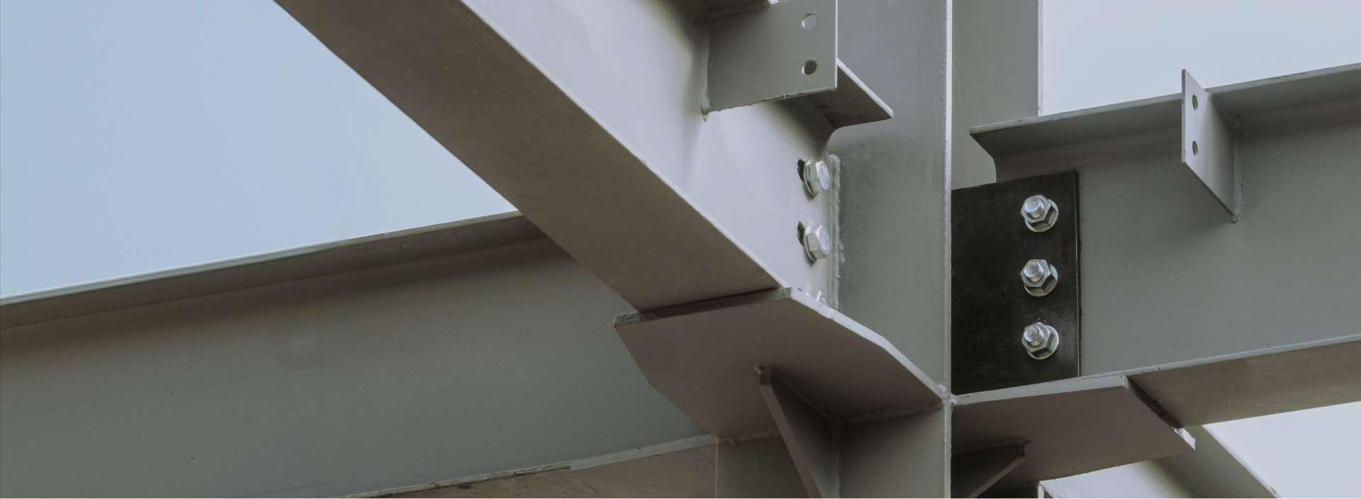 Cedar Steel — Steel Cleat Bolted Connection Gusset Plate Structural Frame